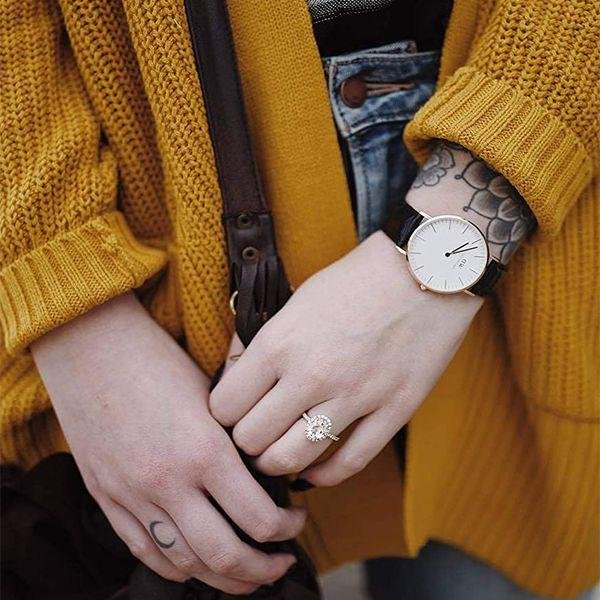 DW Leather Strap Men Wrist Watch Analog Black Leather Luxury Wrist Watch Stainless steel Smart Watch Leather StrapsDW Leather Strap Men Wrist Watch Analog Black Leather Luxury Wrist Watch Stainless steel Smart Watch Leather Straps
