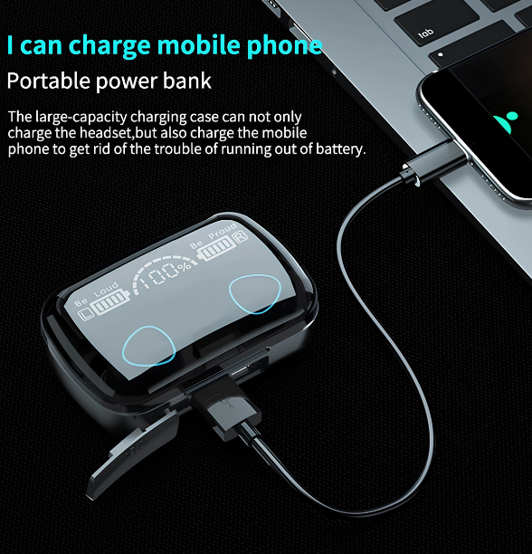 M10 TWS Wireless Headphones Touch Control Bluetooth-Compatible 5.1 Earphones Wireless Headset Waterproof 9D Hifi Quality EarbudsM10 TWS Wireless Headphones Touch Control Bluetooth-Compatible 5.1 Earphones Wireless Headset Waterproof 9D Hifi Quality Earbud