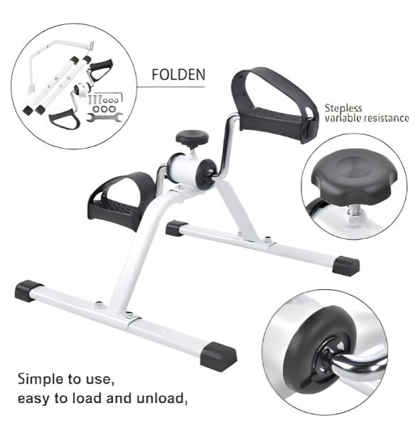 Pedal Bike Simple Portable Home Mini Exercise Cycle Home Workout for Arms & Legsct