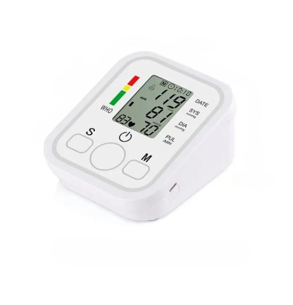 Digital Blood Pressure Monitor Fully Automatic Upper Arm BP Machine with Heart Rate Monitor