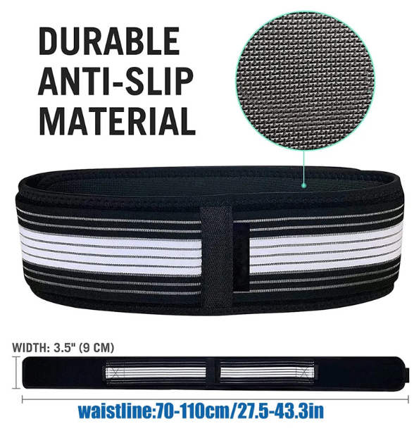 1 PCS Hip Belt Sacroiliac SI Joint Hip Braces for Hip Pain Pelvic Support Belt Sciatica Pelvis Lumbar Pain Relief Lower Back Support Body Buliding Belt