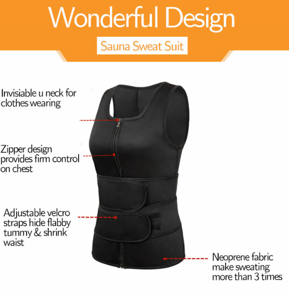 Men Body Shaper Fitness Neoprene Sauna Vest Waist Trainer Double Belt Sweat Shirt Corset Top Abdomen Slimming Shapewear Fat Burn Jacket Hot Shapers