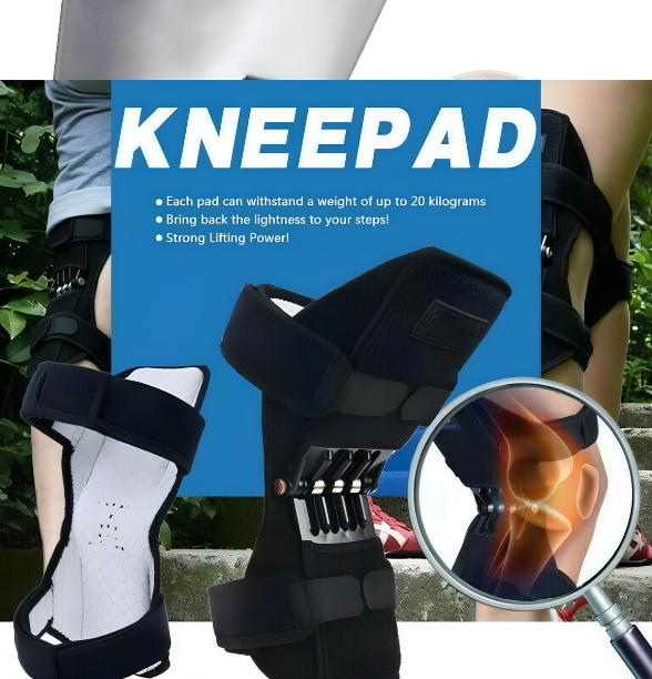 Power Knee Joint Support Knee Pads Breathable Power Lift Joint Support Bandage Knee Pad Power Knee Stabilizer Pads Spring Force Knee Booste
