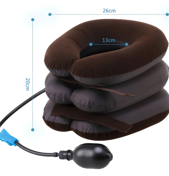 Neck Stretcher Inflatable Air Neck Traction Apparatus Device Soft Neck Cervical Collar Pillow Pain Stress Pain Relief Tractor