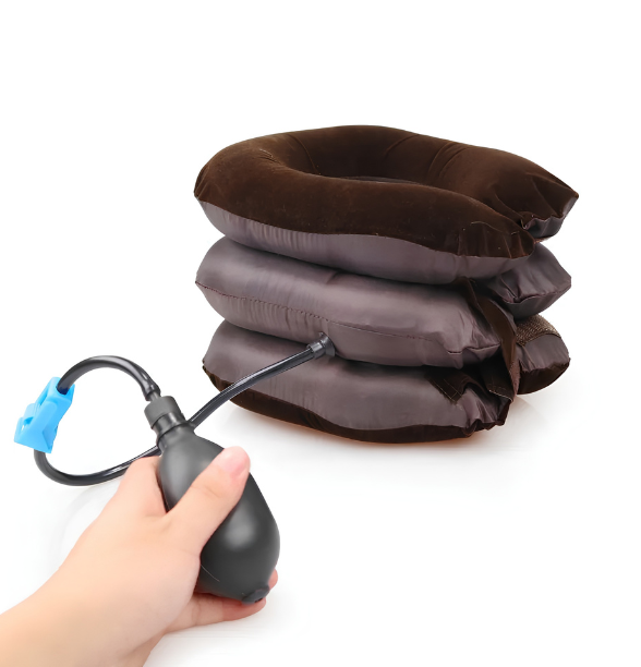 Neck Stretcher Inflatable Air Neck Traction Apparatus Device Soft Neck Cervical Collar Pillow Pain Stress Pain Relief Tractor