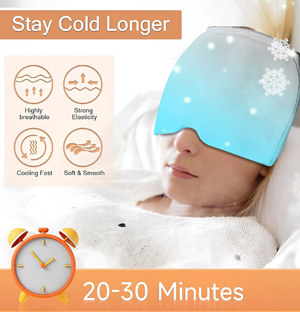 Migraine Relief Ice Cap | Instant Headache Cooling Therapy