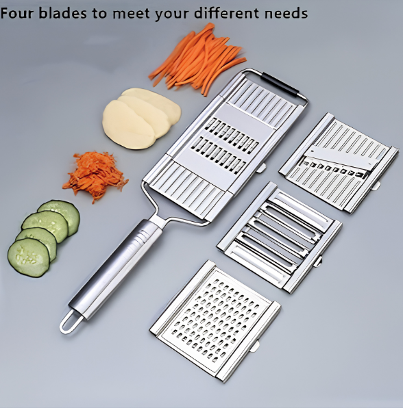 Genration chopper 4 in 1 Multi-Purpose Vegetable Slicer Cheese Grater Handheld adjustable Blades